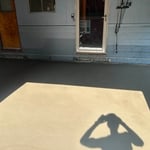 Concrete driveway