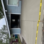 Concrete driveway