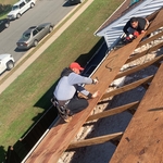 Plywood installation