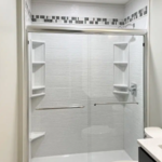 Tub to walk in shower