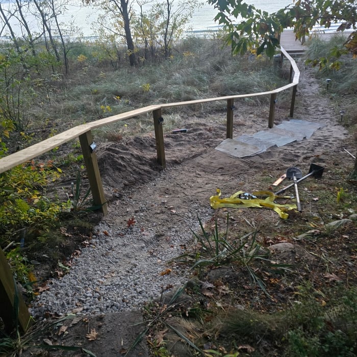 Beach Handrail and steps