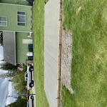 Broom finish hot tub pad