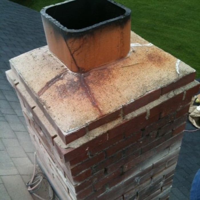 Chimney Cap Before