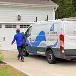 One of our techs going to a job