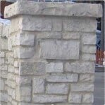 After tuckpointing is complete.