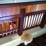 Stained Handrailing