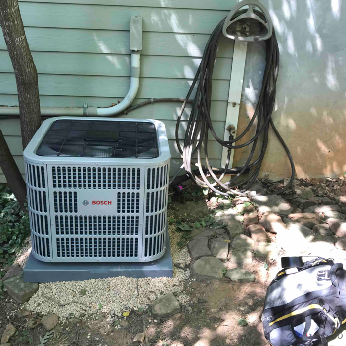 Outdoor Bosch Heat Pump