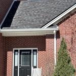 New Aluminum Rain Gutters and Downpipes