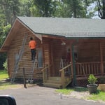 Log Home Restauration.