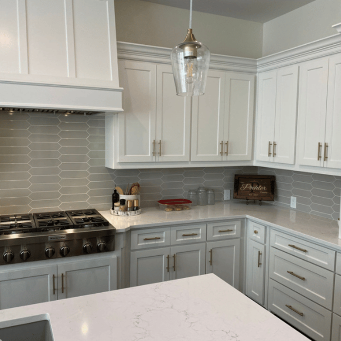 White Quartz Kitchen