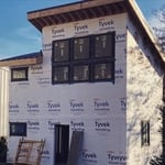 2 story Custome Tiny Home, Bingen WA, window installation
