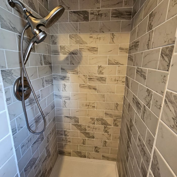 Finished shower remodel