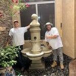 Fountain Install - Gold Canyon