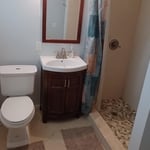 Basement bathroom