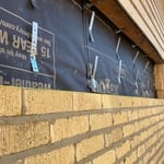 Detaching brick wall