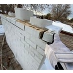 Brick chimney repair