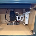 Under sink piping