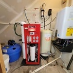 A 4000 gallon per day Reverse Osmosis system with UV and chemical feeder