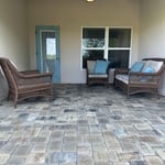 Paver back patio