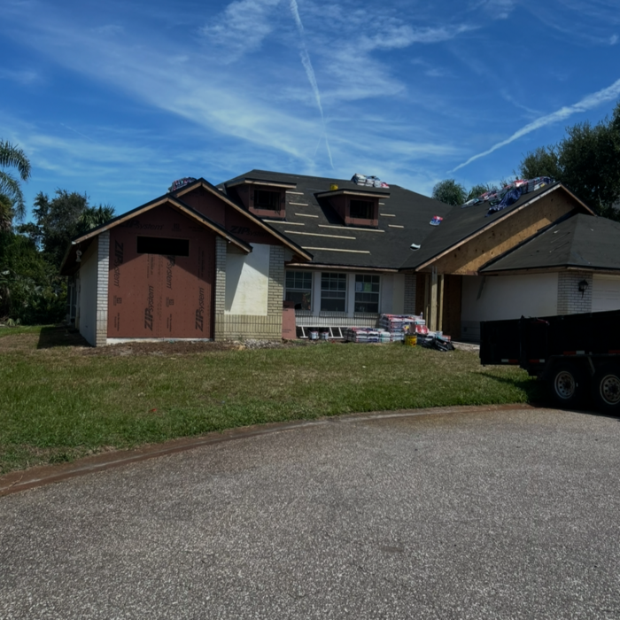 Architectural dormers / New roof / Front facade