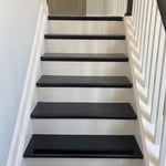 Stair case stained