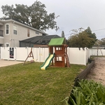 Great fence for privacy and access through a 4’ gate.