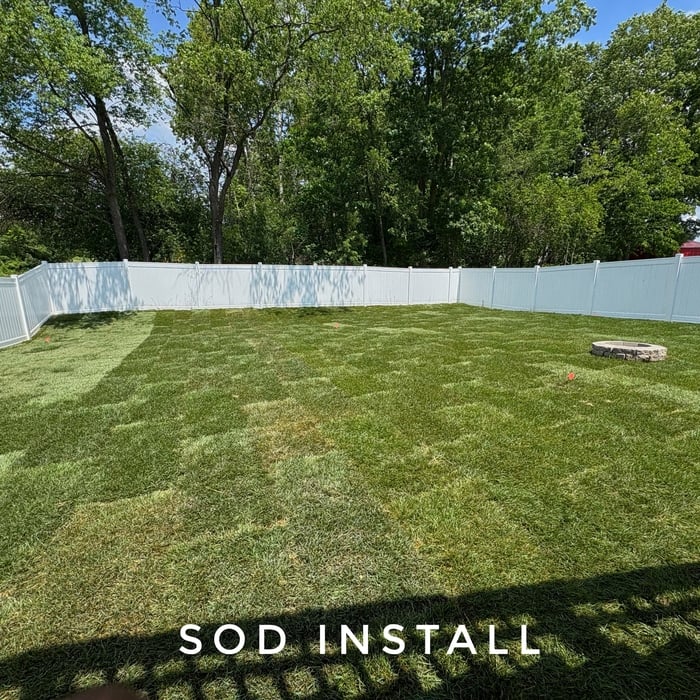 Sod installation