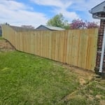 150' 6' Wood Fence