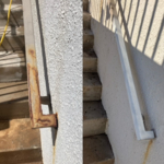 Handrail repair and primer