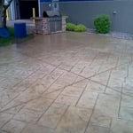 Stamped Patio