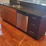 Stain Gunstock by DuraSeal over red oak 3 1/4" / 3/4"