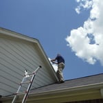 We get on the roof as long as it is safe to do so. Coming home to our family after work is important!