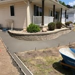 Sidewalk and alley border