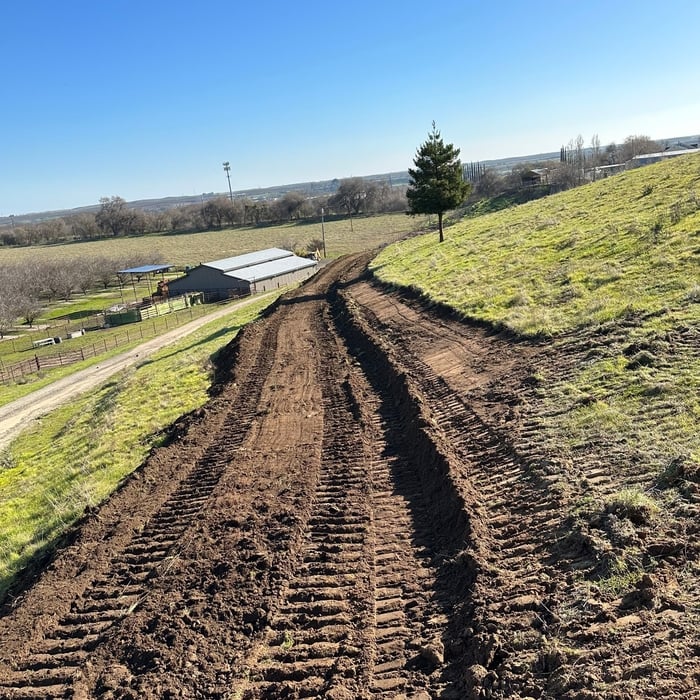 New driveway in progress