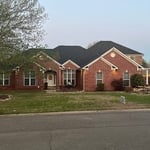 The customer decided on a Dual Black colored Architectural shingle to go back with.