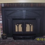 Wood stove install