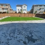Complete backyard landscape