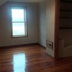 Dusted top to bottom, washed windows, wiped window sills and baseboards. Shined up this beautiful original hardwood floor.