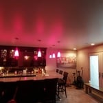 Bar all put back together after a weekend of enjoying family