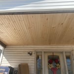 Porch ceiling