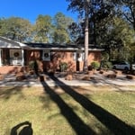 Re-straw flower beds