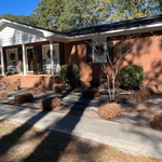 Re-straw flower beds