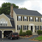New Roof for a home in Upton, Massachusetts with Moire Colored CertainTeed Shingles
