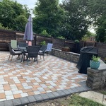 Stone Patio & Retaining Wall - Kensington Pl NE Washington D.C