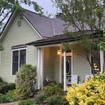 New siding and new half round 6” gutter looks absolutely amazing