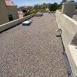 Old tar & gravel roofing