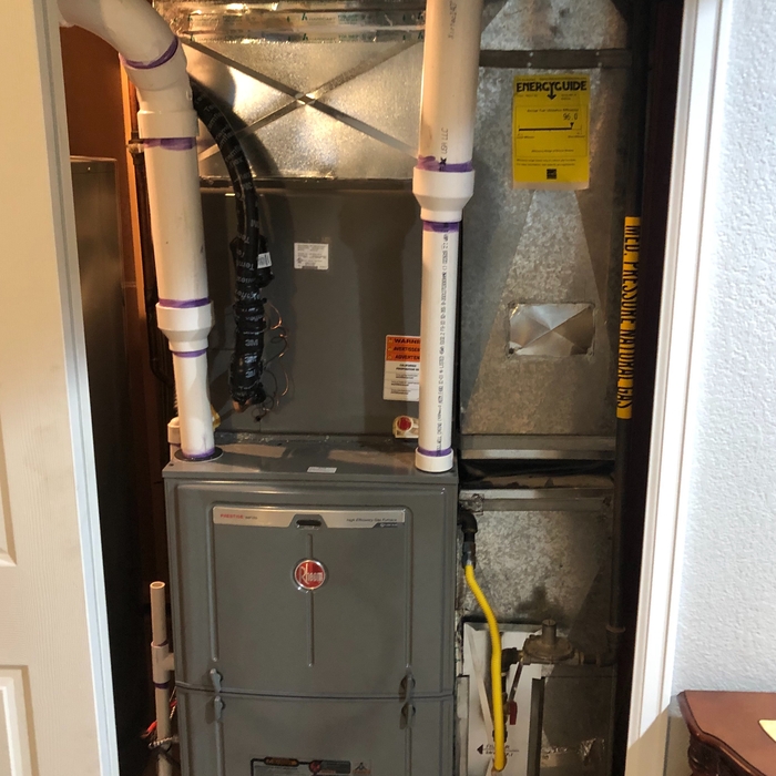 High efficiency furnace and ac install.