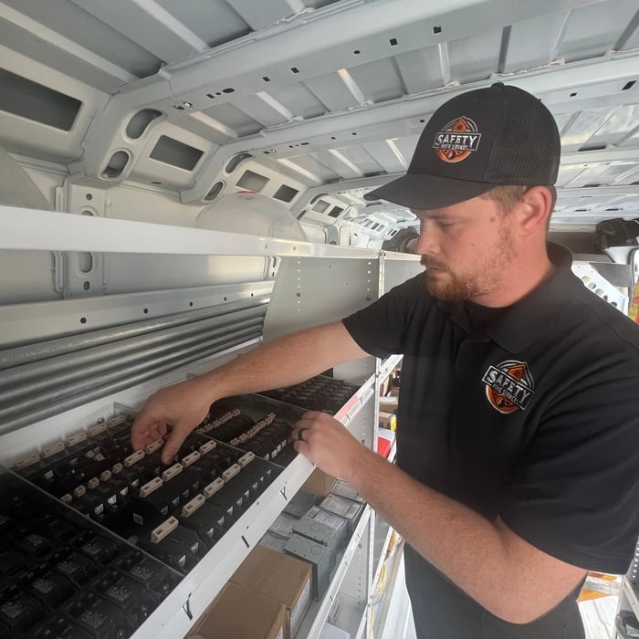 Our techs are all qualified and certified electricians.