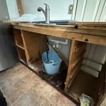 Under sink remediation necessary.