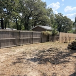 Cedar picket 6ft fence